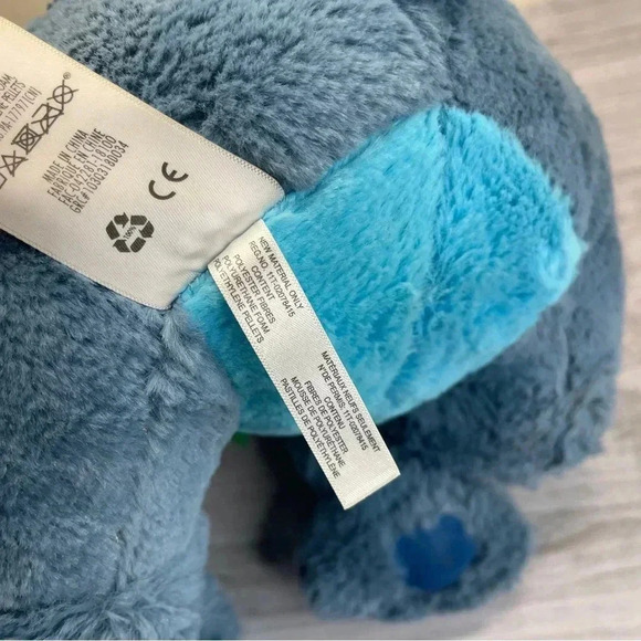 Disney Lilo & Stitch Hawaiian Stitch Blue Medium Plush Stuffed Animal Alien Toy - Picture 8 of 9